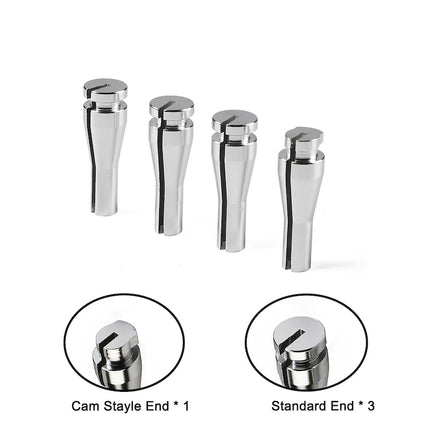 iFJF Door Handle Latch Cable Aluminum Repair Kit Latch Lock Cable Ends for F/E150 250 350 4 Sets