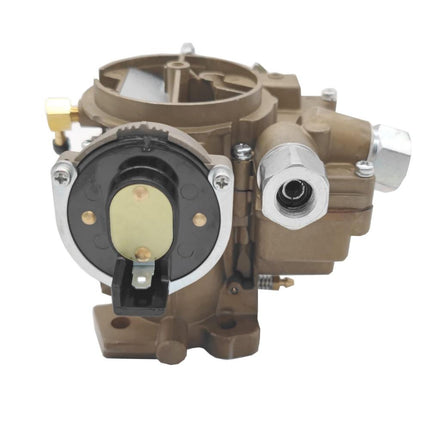 iFJF 3310-807764A1 Marine Carburetor for Stock 2 Barrel V6 4.3L Mercarb Mercruiser Boats with Electric Choke (Yellow)