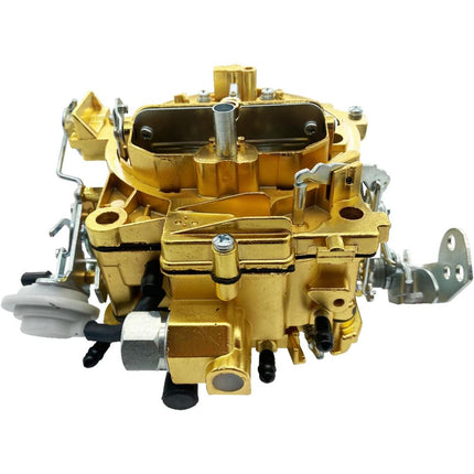 iFJF 1901R 4 Barrel Carburetor for 4MV 750 CFM Truck Carburetor Manual Choke Vacuum Secondary (Golden)