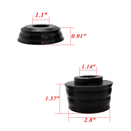 iFJF KF04060BK Polyurethan Body Cab Mount Bushing Kit Replacement for F250 F350 2WD 4WD 2008-2016 Super Duty