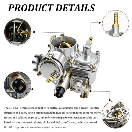 30 PICT-1 Carburetor for VW Air-Cooled Engines - Detail View 4 - iFJF