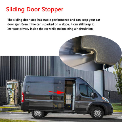 iFJF Sliding Door Stopper for Van Door Midway Door Stop Kit Universal for Sprinter Transit Campervans