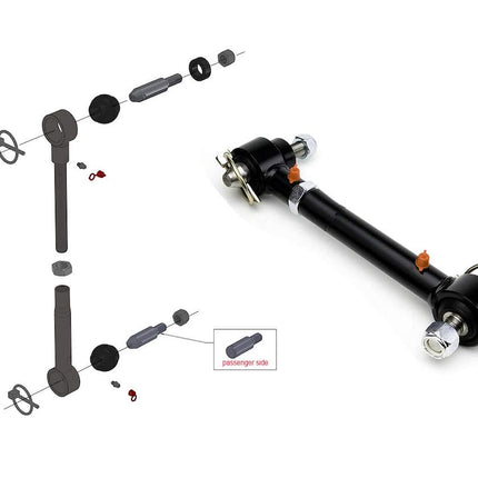 iFJF Front Swaybar Quicker Disconnect System for Wrangler JK JKU 2007-2018 Replace 2034 with 2.5" - 6" Lifts Adjustable