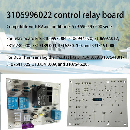 3106996022 Heat and Cool Analog Control Relay Board Kit for RV Air Conditioner 579 590 595 and 600 Series 3311924