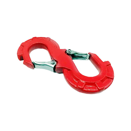 iFJF S-Shape Integrated Winch Quick Shackle for Car SUV Pickup Trailer Offroad Towing with 19800 lbs Rated Loading and 35300 lbs Break Strength (Red)