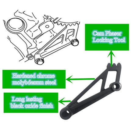 iFJF Cam Phaser Locking Tool and Crankshaft Positioning Tool Crankshaft Wrench Holder Fit for Ford 1993 4.2L/4.6L 2-valve Similar to Rotunda 303-448