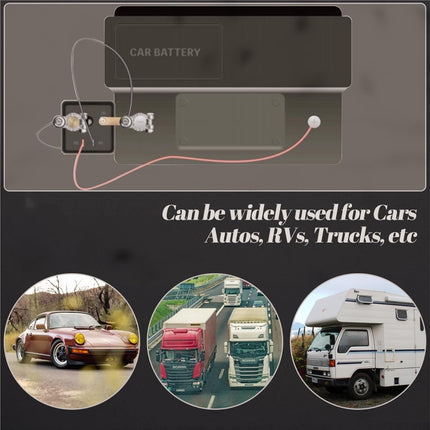 250A Bluetooth Kill Switch — 12V Remote Battery Disconnect for Car Truck RV UTV