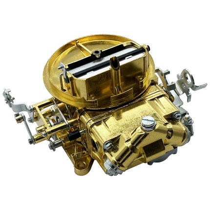 iFJF 0-4412S Carburetor Replacement for 2300 500 CFM 2 Barrel Manual Choke GMC CJ5 CJ7 F100 Carburetors (Golden)
