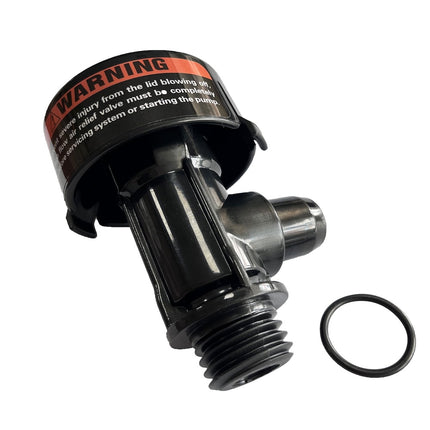 iFJF 98209800 Manual Release Valve Assembly with Pressure Gauge Filter Air Safety Valve Component Compatible with Swimming Pool and Spa Filters Replaces 98209803 190058