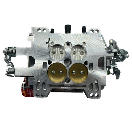 iFJF 1905 4 Barrel Carburetor for AVS2 Series 650 CFM Carburetor Annular Booster Satin Finish Square bore (Manual Choke)