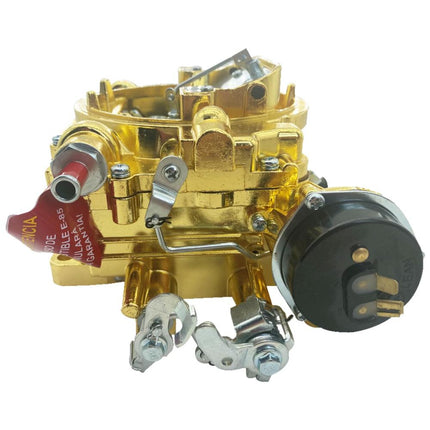 iFJF 1403 4 Barrel Carburetor Performer for 500 CFM Square Bore Air Valve Electric Choke Carburetor NO EGR（Golden）