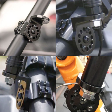 iFJF Adjustable Antenna Mount Flag Holder 1 3/4” to 1 7/8” LED Whip Light Bracket Compatible with 2017-2019 Can-Am Maverick X3 Polaris RZR Turbo S