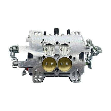 iFJF 1805 4 Barrel Carburetor for Thunder AVS Carburetor 650 CFM Satin Finish Square Bore（Manual Choke）