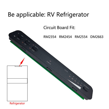 iFJF Refrigerator Button Panel 3850964036 Circuit Board Kit Replaces 3850964010 Refrigerator, 2-Way Button Panel fit RM1350 RM3762 RM3962