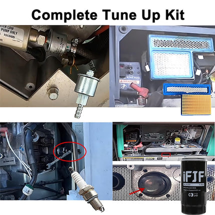 Tune Up Kit 140-3116 122-0836 149-2341-01 Filter 167-1638 Spark Plug for Onan RV QG Generators 5500 7000 HGJAA HGJAB Marquis Gold/RV QG Marquis Pla