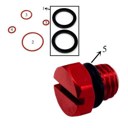 iFJF Fuel Filter Primer Seal Rebuild Kit for 2001-2013 GM Duramax Fuel Filter Housing with 4 Viton O-Rings and 2 Buna Nitrile Plunger Cups