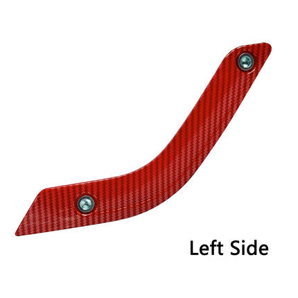 iFJF Interior Door Grab Handle Inserts Cover Door Handle Trim Cover for Wrangler JK JKU 2011-2018 2 Door and 4 Door 2Pcs (Red Carbon Pattern)