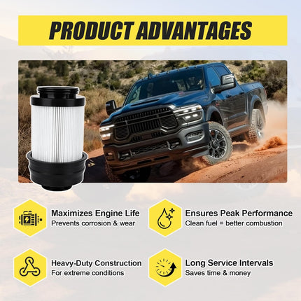 Dodge RAM 6.7L Cummins Fuel Water Separator Filter 2025-2026