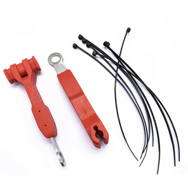 iFJF 1101255 Front Brake Line Anchor Brake Hose Bracket Separator for Wrangler JK JL Unlimited 2 4 Doors (Red)