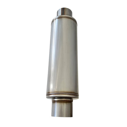 iFJF 3" Inlet 3" Outlet 19" Overall Length Muffler Resonator Stainless Steel  Diesel Exhaust