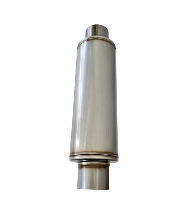 iFJF 3" Inlet 3" Outlet 19" Overall Length Muffler Resonator Stainless Steel  Diesel Exhaust