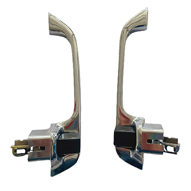 iFJF Chrome Outer Outside Exterior Door Handle Pair Set for Chevy GMC Pickup Truck