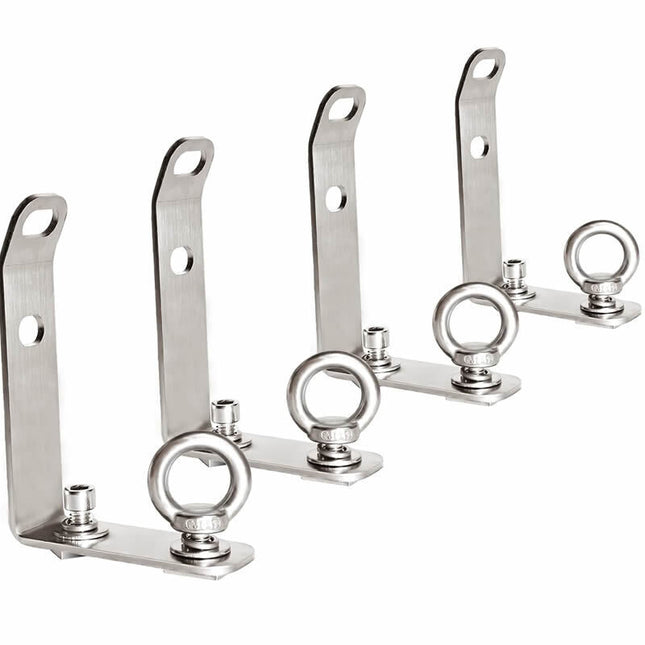 iFJF 4Set Load Stops Replacement T-Slot Truck Cross Bar 304 Stainless Steel Material