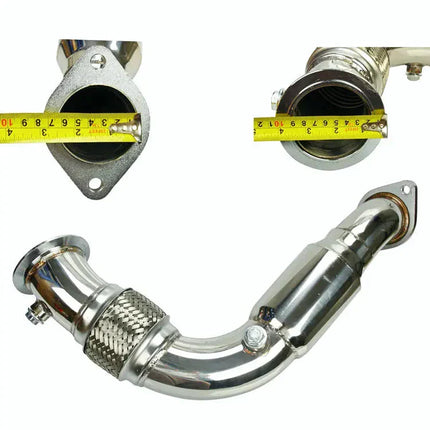 iFJF 2008-2014 BMW X6/X5 550I 650I 750I B7 N63B44 4.4L V8 Twin Turbo Catless Downpipe Exhaust