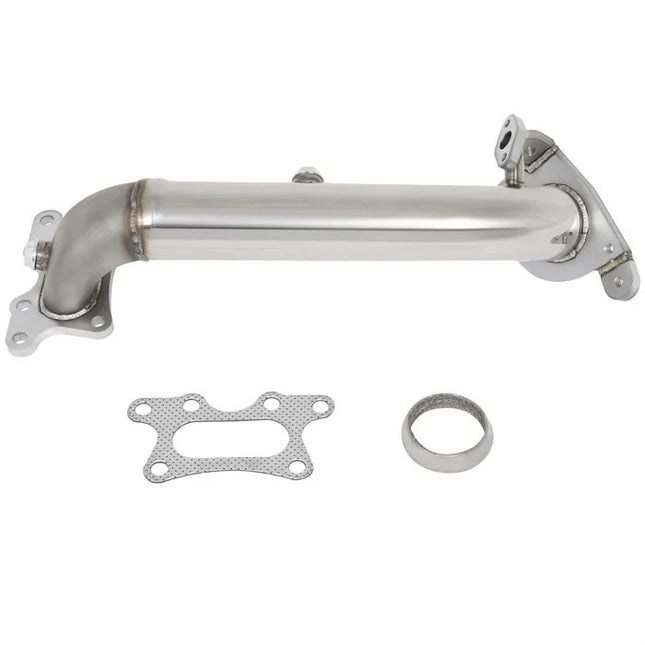 iFJF 2006-2011 Honda Civic 1.8L EX LX DX Stainless Steel 2.5" Inlet / 1.9" Outlet FG1 FA1 R18A1 Exhaust Manifold Downpipe