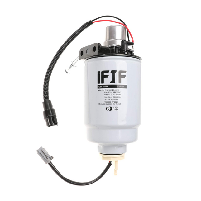 TP3018 6.6L Fuel Filter Housing Assembly for V8 2500HD 2005-2013 3500 2005-2007 with Hand Fuel Pump Water Sensor