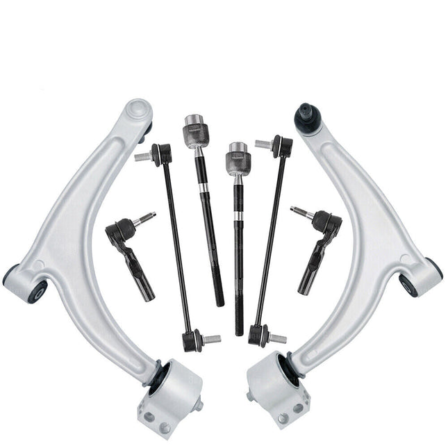 iFJF 2004-2012 Chevy Malibu 8pcs Lower Control Arm Ball Joint Sway Bar Link Kit