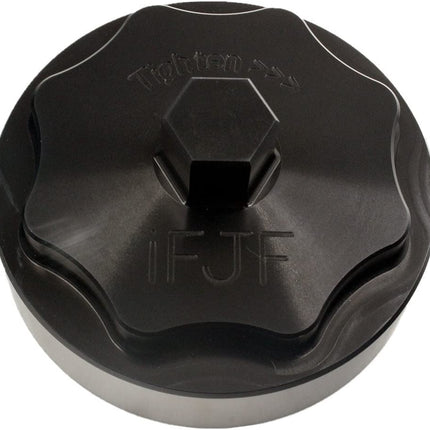 iFJF 68065612AA Fuel Filter Housing Cover Cap Black for 2010-2019 Ram 6.7L 2500-5500 Billet Aluminum